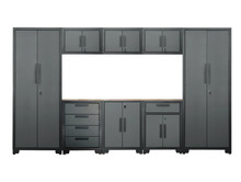 Garageinredning Stål 9 delar 330 x 192,5 x 47,2 cm